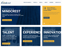 Tablet Screenshot of mindcrest.com